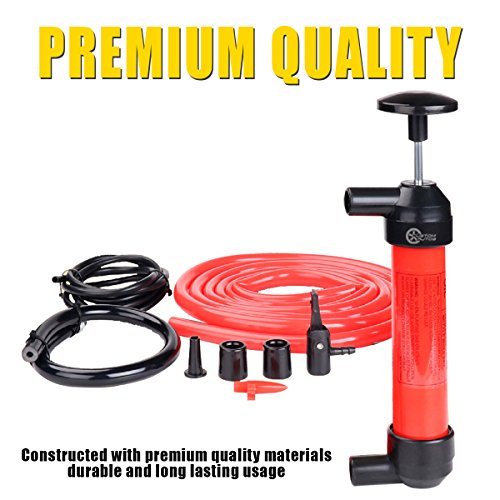 Custom Autos 3-in-1 Hand Siphon Emergency Vehicle Pump – Premium Quality