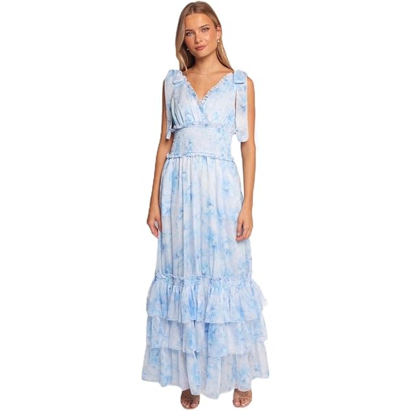 Amazon.com: Dress the Population Women's Melina Lace Maxi Dress, Summer Sky  Mult, Small : Clothing, Shoes & Jewelry