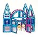 Magnetic Tile Princess Castle Set - 62 Piece Palace Kit with Prince and Princess Toys, Great Toy for Girls, Teach Creativity Building Castles and Ice Palaces, More Fun than Blocks, Pink and Blue Tiles