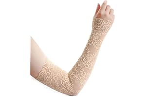 Breathable Lace Arm Sleeve Protective Cooling Sleeve Elbow Protector Outdoor Sports Sleeve Tattoo Cover Up