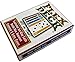 Flex Deck All in One Games Playing Cards White Box, 4 Color Border, Double Nine Dominoes, Letter Games, Unique Card Games for Families, Travelers, Campers, Educators and Others.
