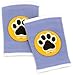 Ah Goo Baby Kneekers Baby Knee Pads for Crawling, Unisex, Paws Periwinkle Pattern, for Chunky Legs