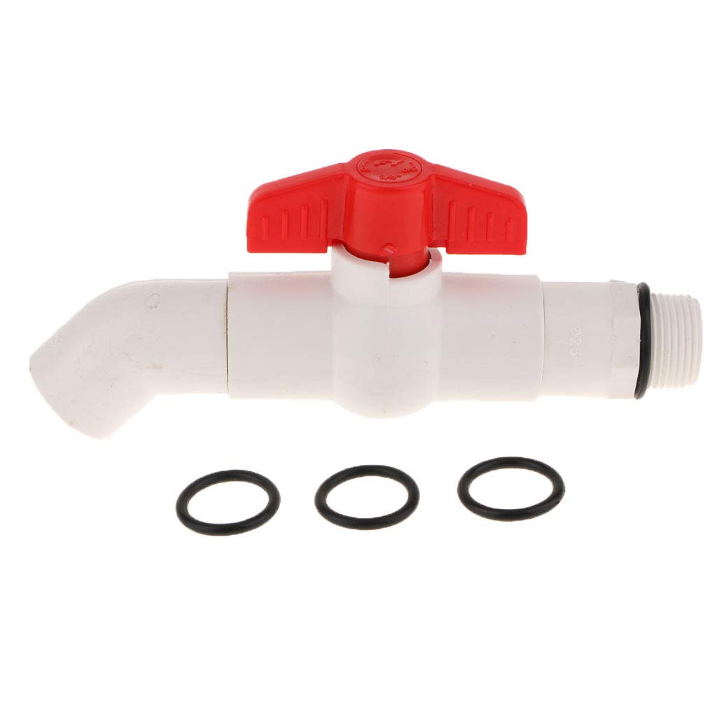 45° Taps Spigot Faucet for Ton Barrels Ø 25 Mm with Sealing O Rings