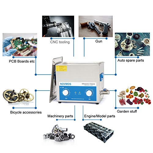 Ultrasonic Cleaner NOVMOS 6L Ultrasonic Vinyl Record Cleaner