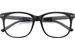 GQUEEN Fake Non Prescription Glasses Clear Lens for Women Men Oversized Frame UV400 Protection, 201581