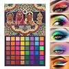 UCANBE EXOTIC FLAVORS Neon Eyeshadow Makeup Palette – 48 Colorful High Pigmented – Rainbow Matte Shimmer Glitter Eye Shadow Make Up Pallet Gift Set
