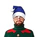Windy City Novelties (12 Pack) Blue Felt Christmas Santa Hats