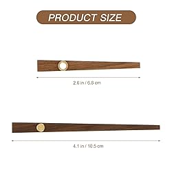 SEWACC 5 Sets Clock Hands Wooden DIY Clock Movement