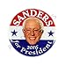 2016 BERNIE SANDERS for PRESIDENT CAMPAIGN BUTTON, 2.25