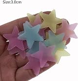 100Pcs Stars Glow in the Dark Wall Stickers 3cm Fluorescent Plastic view 4