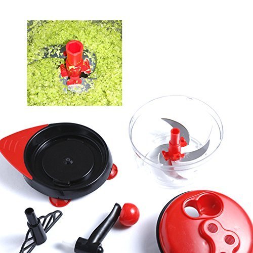 Manual Food Processor, HandPowered Miracle Chopper Baby Multi