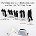 Skyba Non Slip Socks for Women - Barre, Pilates, Yoga, Hospital - Sticky Anti Skid Grip Socks (Women's Shoe 9.5-11/ Men's 8-9.5, 2 Pairs- Black)