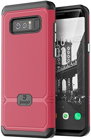 Jaagd Galaxy Note 8 Case, Slim Shock-Absorbing Modern Slim Non-Slip Grip Cell Phone Cases for Samsung Galaxy Note 8 (Mulberry)