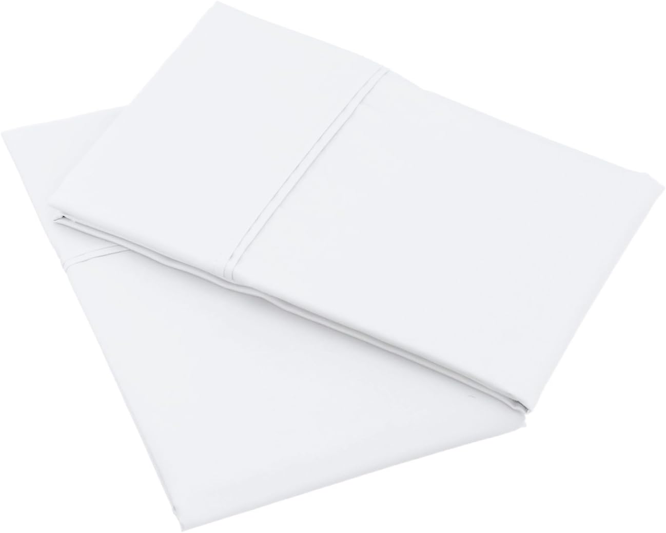 Lasimonne White Pillowcases,Pack of 6, Standard Size, 200 Thread Count Percale, CVC Pillow Cover: Kitchen & Dining