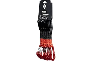 BLACK DIAMOND HotForge Hybrid Quickdraw | Keylock Top & Wiregate Bottom | Durable Dogbone | Sport & Trad Rock Climbing Draw