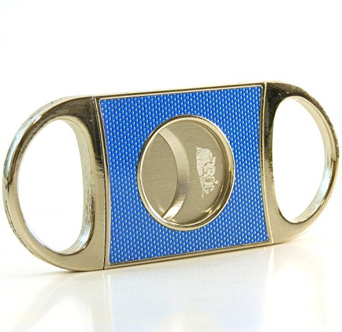 Mr. Brog Carbon Fiber Cigar Cutter - Blue - Thumbnail 2