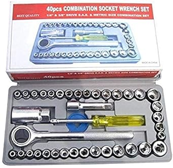 Right Choice 40 in 1 Screw Driver Set PCS Automobile Motorcycle Tool Box Set Socket Wrench Hardware Auto Car Repair Tools