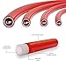 Supply Giant Oxygen Barrier PEX-B Pipe 1 Inch x 100 Feet Coil, Red Tubing for Radiant and Hydronic Heating Systems, Non-Potable Water Pipe for Winter Season