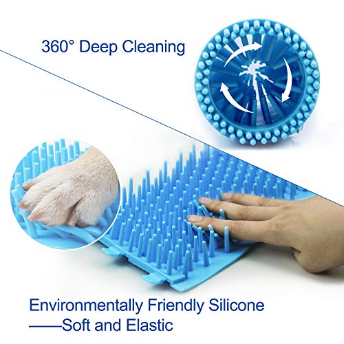 Adenta Dog Paw Washer, Portable Dog Paw Cleaner for MediumSized Dogs