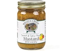 WALNUT CREEK Sweet & Spicy Pepper Mustard Made in Ohio Amish Country