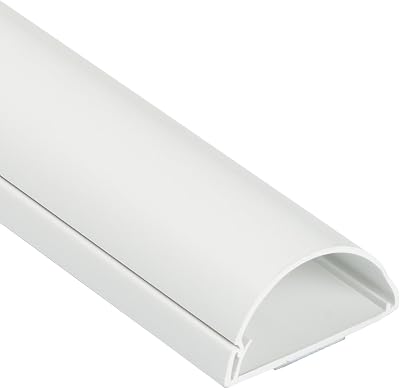 D-Line Maxi Trunking 50mm x 25mm White 1m TV Cable Tidy