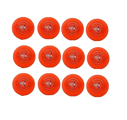 C&W CW Light Wind Balls Pack of 12 General Training Practice Machine Made Orange for Outdoor Indoor Cricket Games by Cricket World