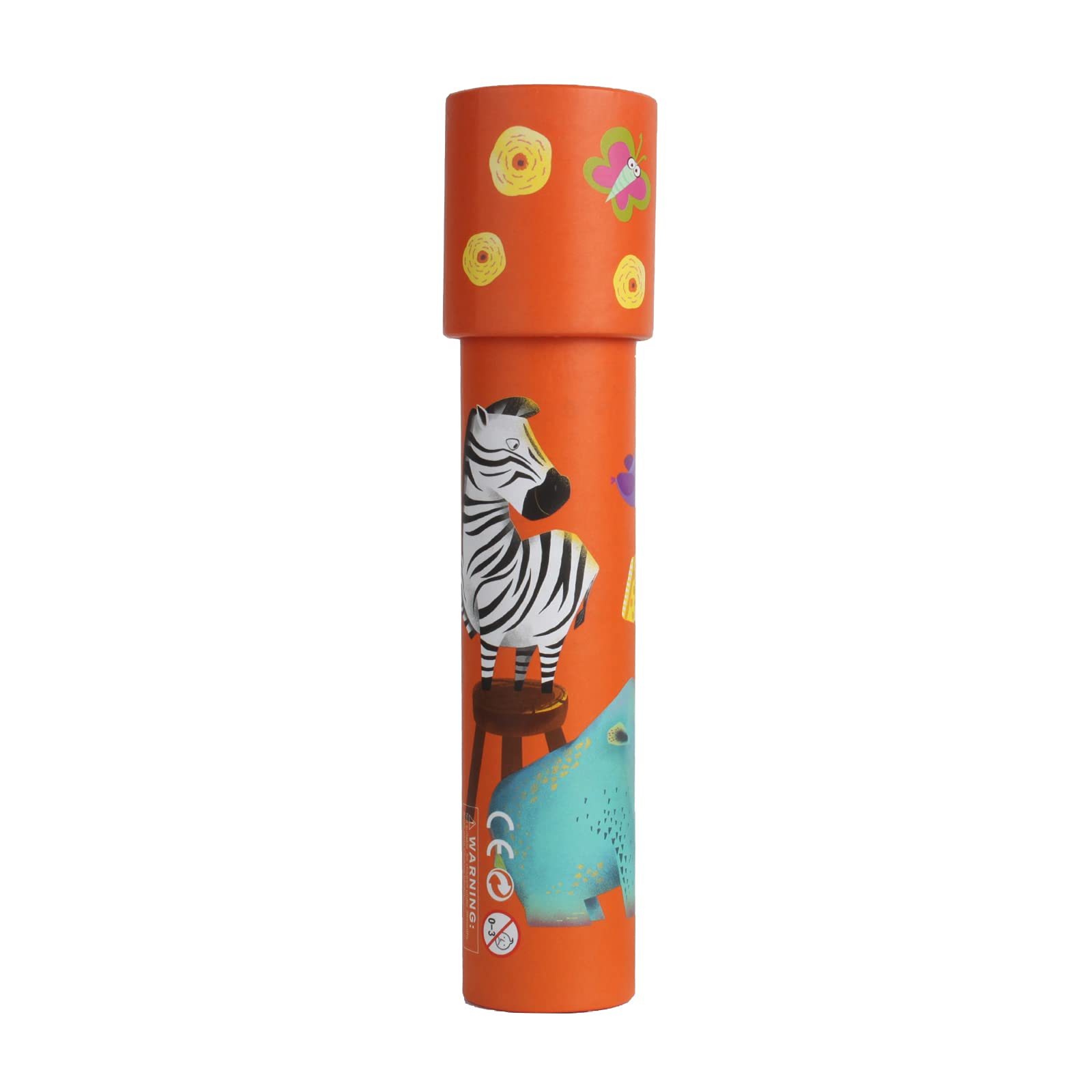 NOOLY Kaleidoscopes Educational Toy Kaleidoscope for Kids Boys and Girls ZWHT0204 (1 Pcs,Rhino and zebra)