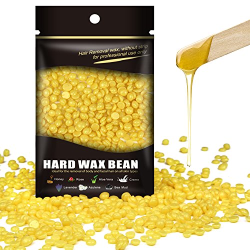 Hair Removal Wax Warmer Kit with 5 Flavors Hard Wax Beans and Wax Applicator Sticks By Mibote