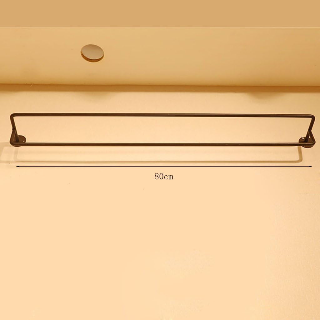 T-type Reinforced Positive Hang Store Clothes Rack/Display Stand/Wall Shelves Rack/Clothes Drying Clothes Rack (Size : 80cm)