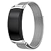 Maxjoy for Samsung Gear Fit 2 Band, Milanese Loop Replacement Bands Stainless Steel Bracelet Metal Strap with Magnet Clasp for Samsung Gear Fit2 SM-R360 Smart Watch, Silver