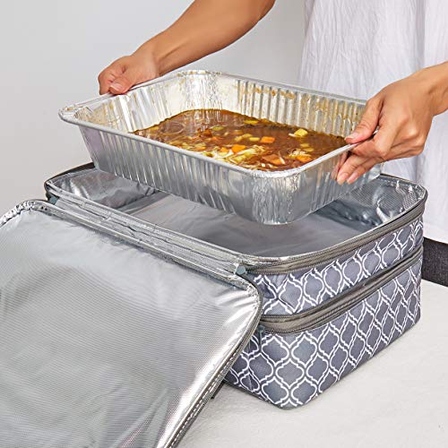Insulated Casserole Dish Carrier Bag Food Carriers for Hot or Cold