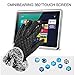 D.King Womens Leather Gloves Texting Touch Screen Gloves Thermal Lining Driving Mittens Black