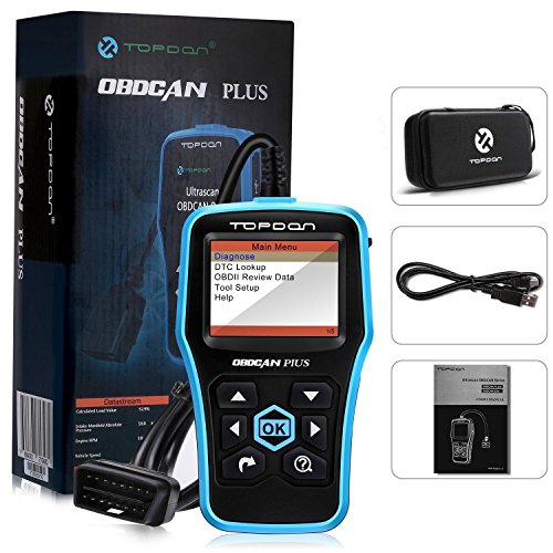 Car Code Reader, TT TOPDON CAN OBD2 Scanner Car Computer Diagnostic Scanner Full Function with O2 Sensor Data, On-board Monitoring Test, Mode 6 for DIY and Professional (Topdon Plus) - Thumbnail 6
