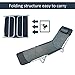 Outsunny Folding Chaise Lounge Pool Chairs, Outdoor Sun Tanning Chairs with Pillow, Reclining Back, Steel Frame & Breathable Mesh for Beach, Yard, Patio, Black