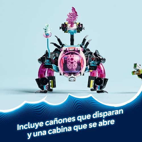 DREAMZzz 2-em-1 Matthew vs. Mecha com Cibercérebro - Robô de brinquedo modular conversível em figura de escorpião - Minifiguras e Sonhos - Presente para rapazes e raparigas 8+ anos 71495