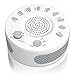 White Noise Machine,Sound Therapy Machine with Featured 9 Scientific Soothing Natural Sounds for Baby and Sleep,Office,Relaxation,3 Timer Options and Green NightLight, Support USB Or Battery Powered