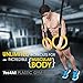 Yes4All Olympic Gymnastic Rings with Flexible Buckles (Yellow)