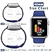 Sport Band for Apple Watch 42mm 38mm, Soft Silicone Sport Strap Replacement Bands for iWatch Apple Watch Series 3, Series 2, Series 1 42mm Blue Large
