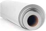 vgoltd Gloss White Vinyl Wrap 30x1000 cm Self-Adhesive Furniture Film