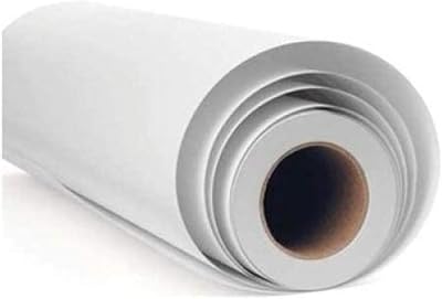 vgoltd Gloss White Vinyl Wrap 30x1000 cm Self-Adhesive Furniture Film