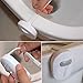 Rechargeable Toilet Light | Elimi 12 Colors Changing LED Light for Toilet Bowl, Motion Activated Sensor Light Up Toilet Seat for Bathroom, Included Battery for Toilet Night Light with Waterproof IP67