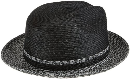Bailey of Hollywood Men's Mannesroe Braided Fedora Trilby Hat Hat, -overcast, S