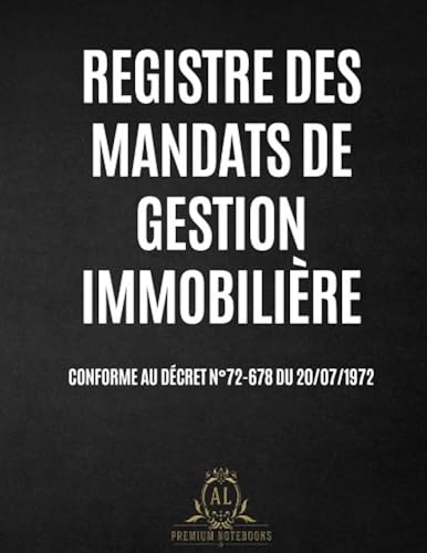 Download Registre des Mandats de Gestion Immobilière PDF