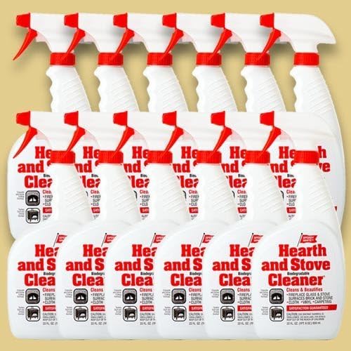 Copperfield Chimney Supply Copperfield 78100 Speedy White Hearth and Stove Cleaner-22 oz. Spray Bottle, Case of 12
