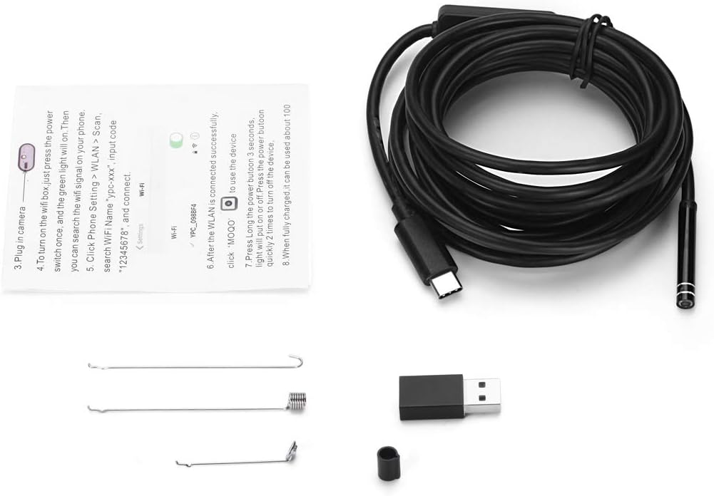 1M-10M 8LED 8mm USB Endoscope Inspection Camera