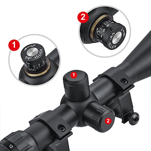 [UPDATE] Feyachi Tactical 8-32x50 AOEG Rifle Scope for Hunting Dual Red &...