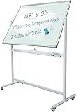 Rolling Glass Writeboard Premium Tempered Magnetic