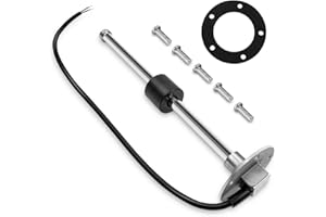 HZSIFU Fuel Level Sending Unit 0-90 ohms 11"(275mm) for Marine Boat Truck Car, Fuel Water Level Gauge Sensor Stainless Steel Fuel Gas Sender