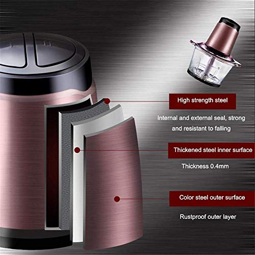 CEHNXIU-Electric-Food-Chopper-300W-Mini-Food-Processor-5-Cup-Glass-Bowl-Grinder-for-Meat-Vegetables-Fruit-and-Nuts-with-HighLow-Speed-ChoiceStainless-Steel-Motor-Unit-and-Sharp-Blades