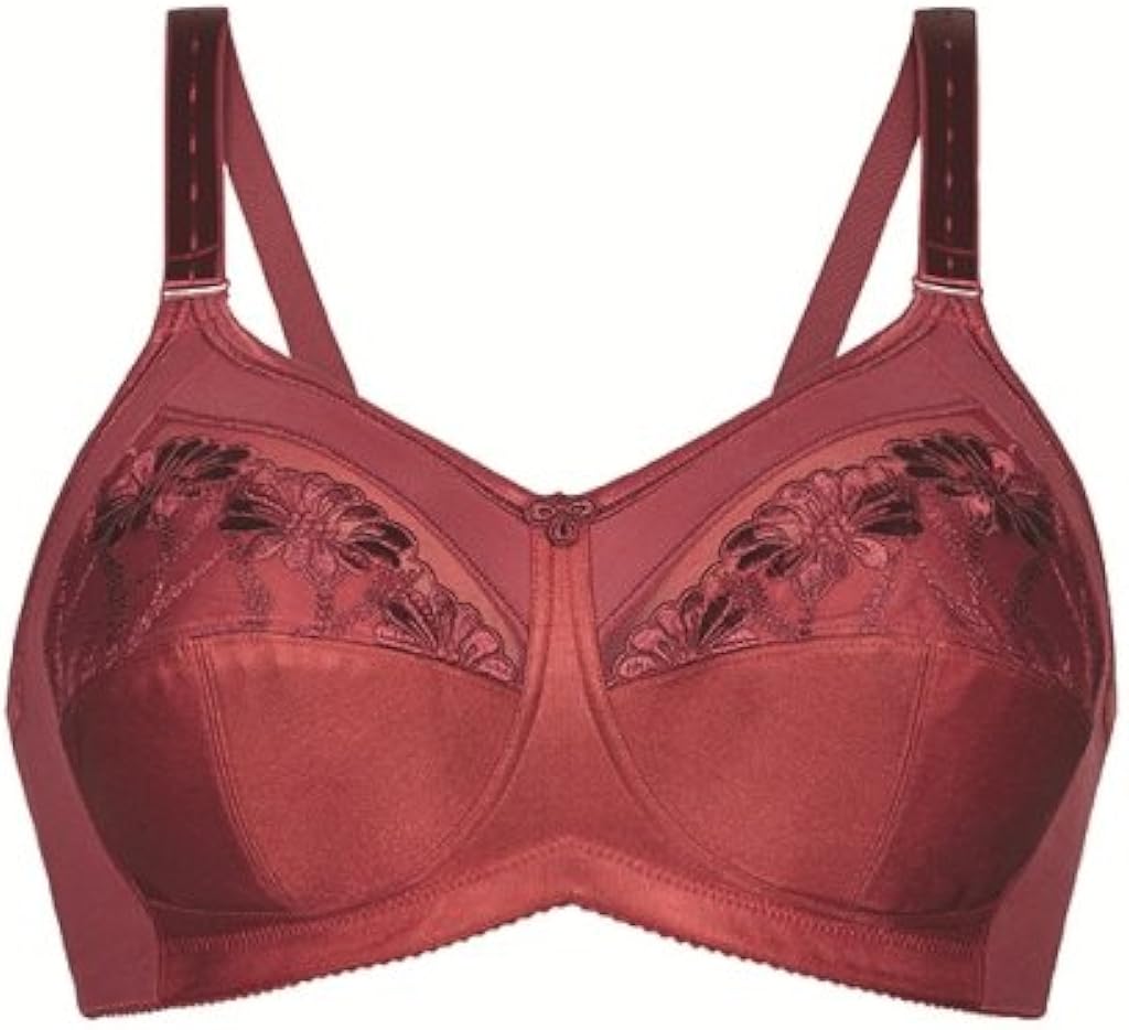 Anita Care 5749X-612 Womens Safina Crystal Cream Floral Lace Non-Padded